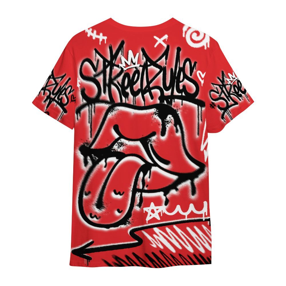 Shirt To Match Chile Red 9s - Break Rules Streetwear All Over Print