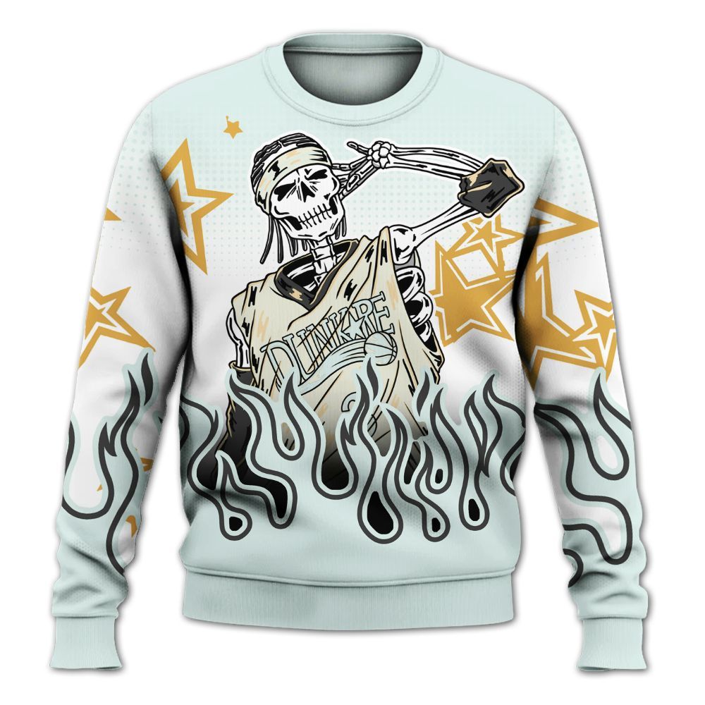 Sweatshirt To Match Pure Platinum 4s - Allen Answer Unique Fire Custom Name All Over Print