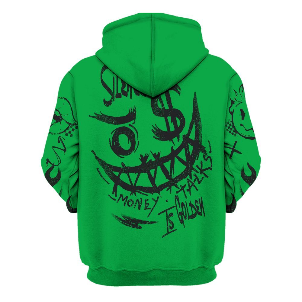Hoodie To Match Low Lucky Green 1s - Mouth Burning Street Style All Over Print