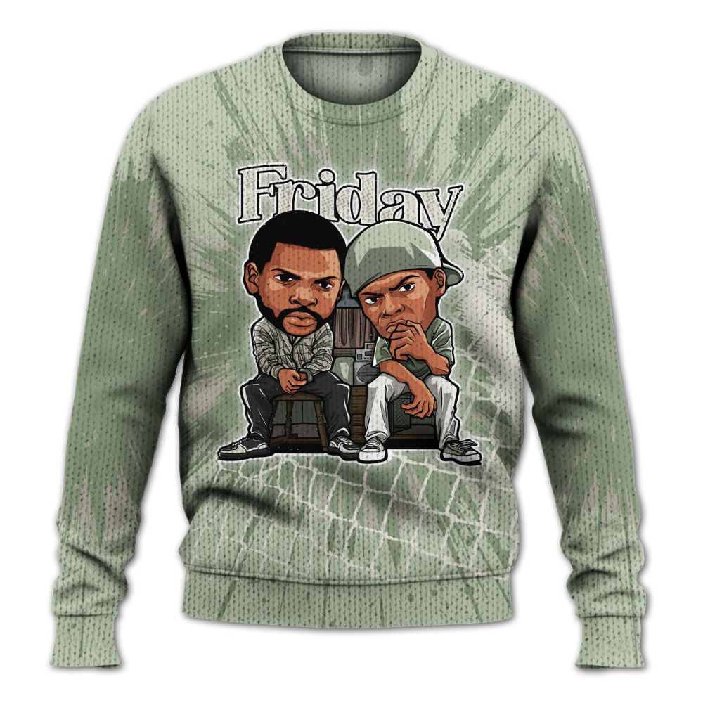 Sweater To Match Seafoam Sail 4s - Friday Movie Graphic