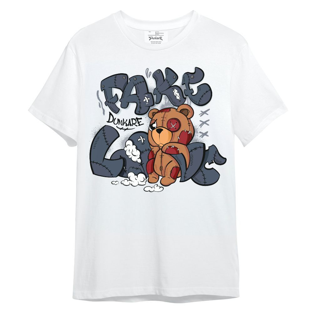 Shirt To Match Navy Blue 2024 6s - Fake Love Graphic Unisex Shirt