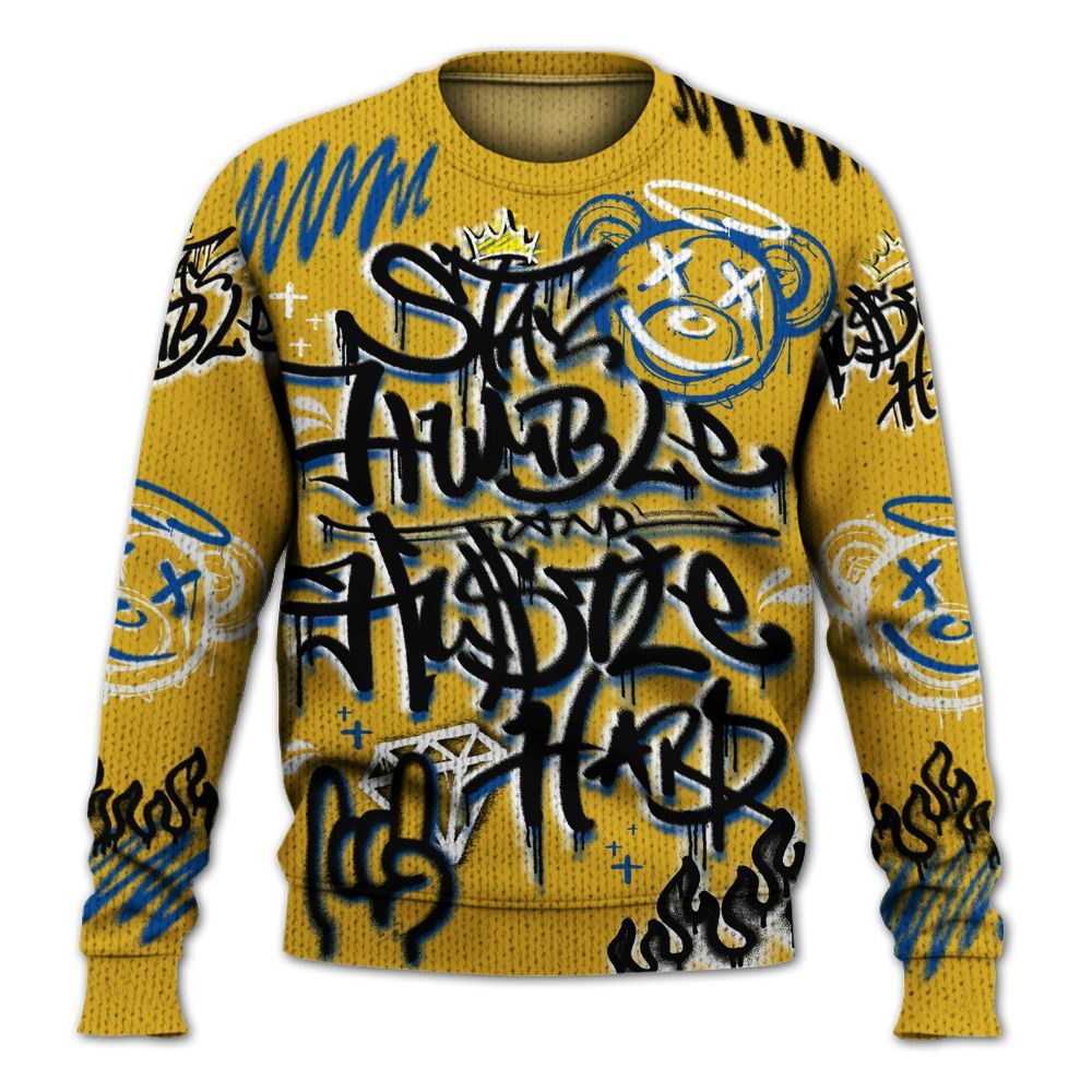 Knitted Sweater To Match High Laney 1s - Humble Drip Streetwear Graffity