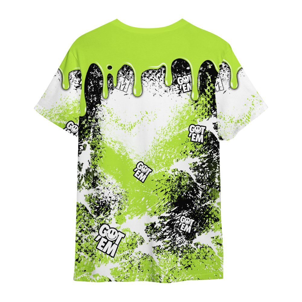 Shirt To Match Air Force 1 Low Dance Volt - Dripping 23 Drip All Over Print