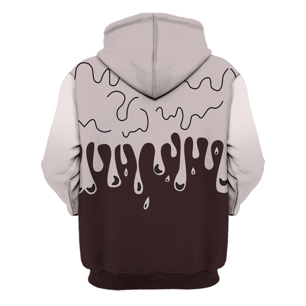 Hoodie To Match AMM Air Smokey Mauve 6s - Loser Lover Dripping All Over Print