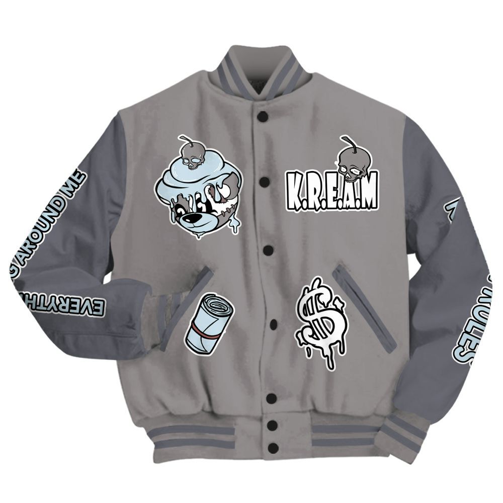 Varsity Jacket To Match Cool Grey 11s - Loot Bear All Over Print