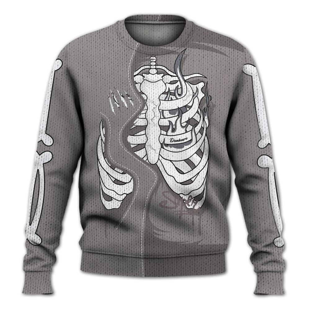 Knitted Sweater To Match Cool Grey 11s - It's The Kick For Me