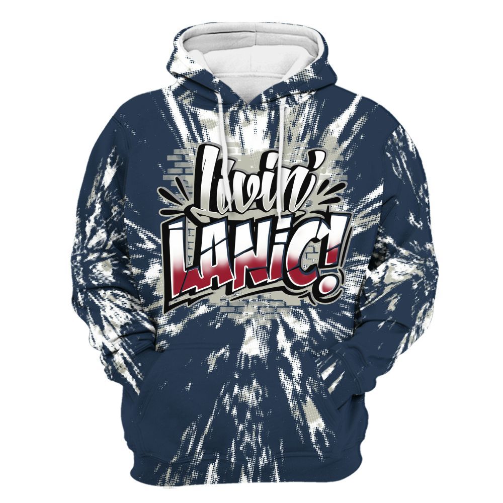 Hoodie To Match Navy Blue 2024 6s - Living Large Graphic Luxury All Over Print