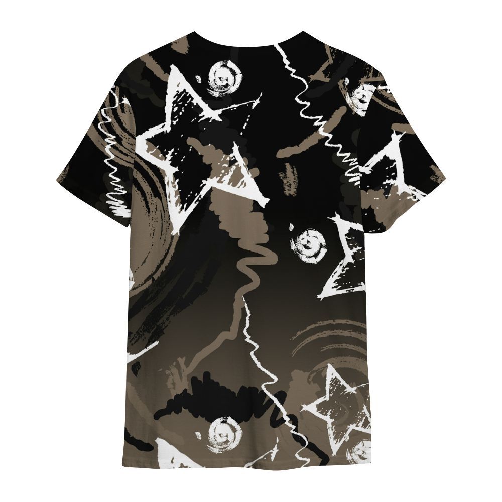 Shirt To Match Low OG Dark Mocha 1s - Grind Shine Later Drip All Over Print