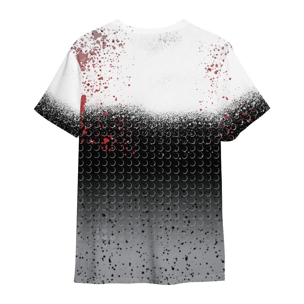 Shirt To Match White Cement 4s - Halftone Time Is Money All Over Print