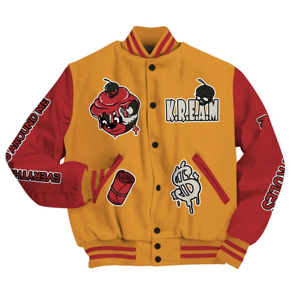 Varsity Jacket To Match Air Max Plus Sunset Swarovski - Loot Bear All Over Print