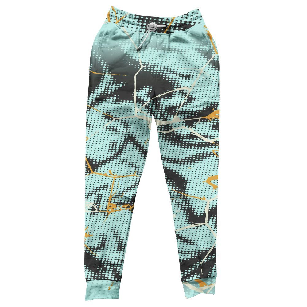 Sweatpant To Match Pure Platinum 4s - Crack Graphic All Over Print