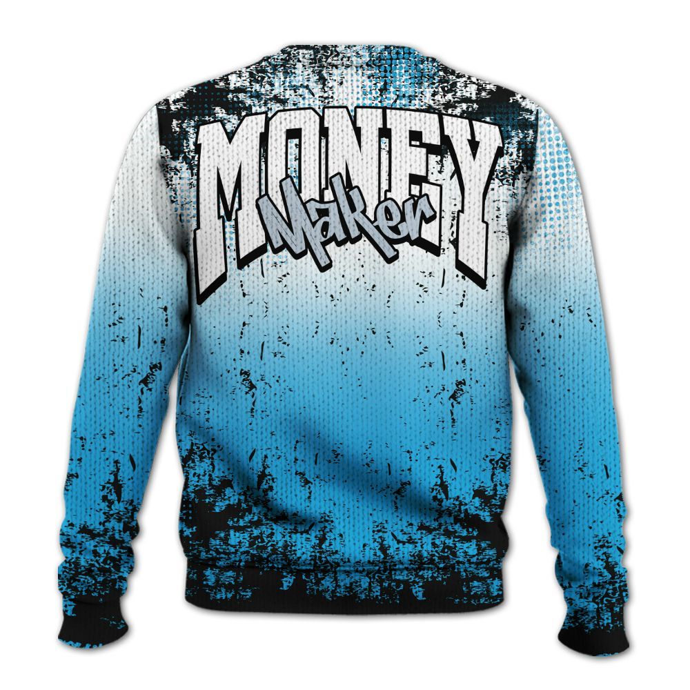 Sweater To Match University Blue Low 2026 11s - Move In Silence Money Street Retro Graphic