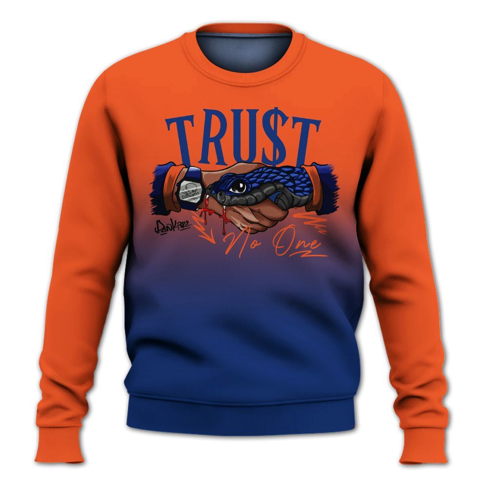 Sweatshirt To Match Suede GS League - Snake Trust No One Drip All Over Print