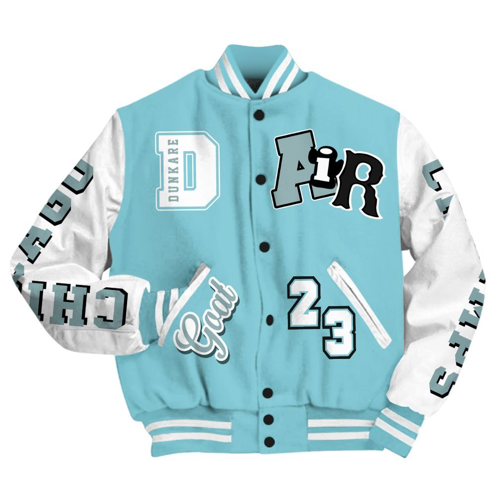Varsity Jacket To Match Low Legend Blue 11s - AIR Number 23 GOAT All Over Print