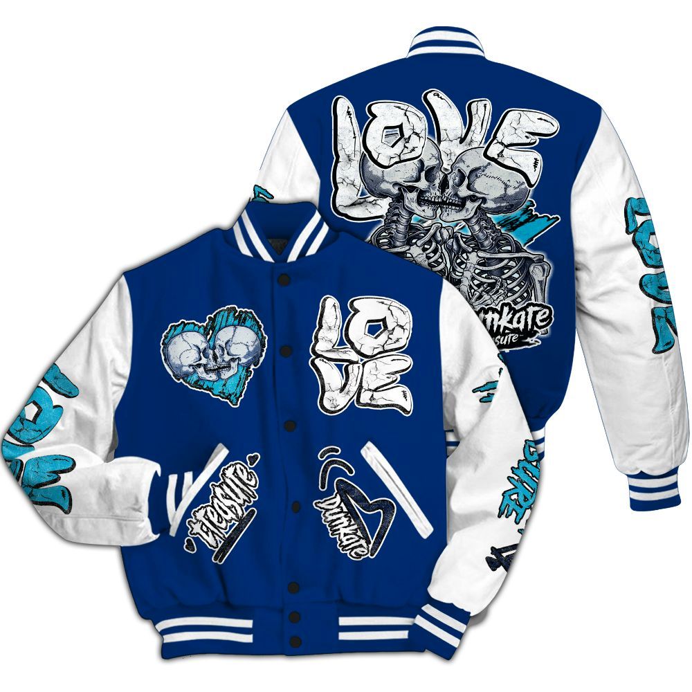 Varsity Jacket To Match Kobe 5 X-Ray - Skull Bear All Over Print
