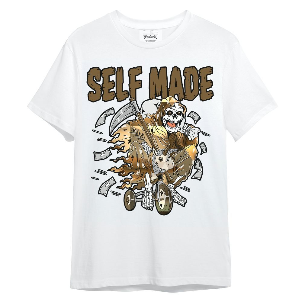 Shirt To Match NET Gold 4s - Self Make Skeleton Unisex Shirt