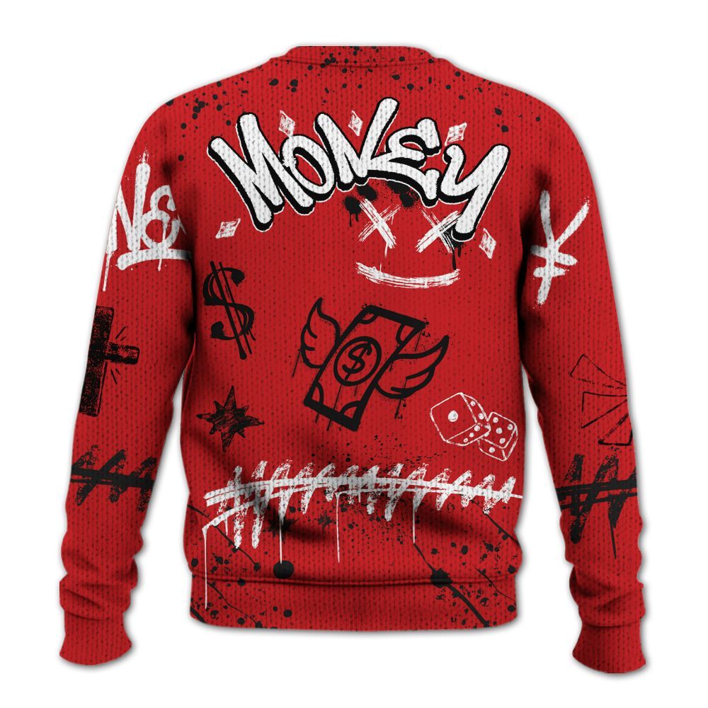 Sweater To Match Bloodline 12s - Everybody Paid In Full Crayon Graphic