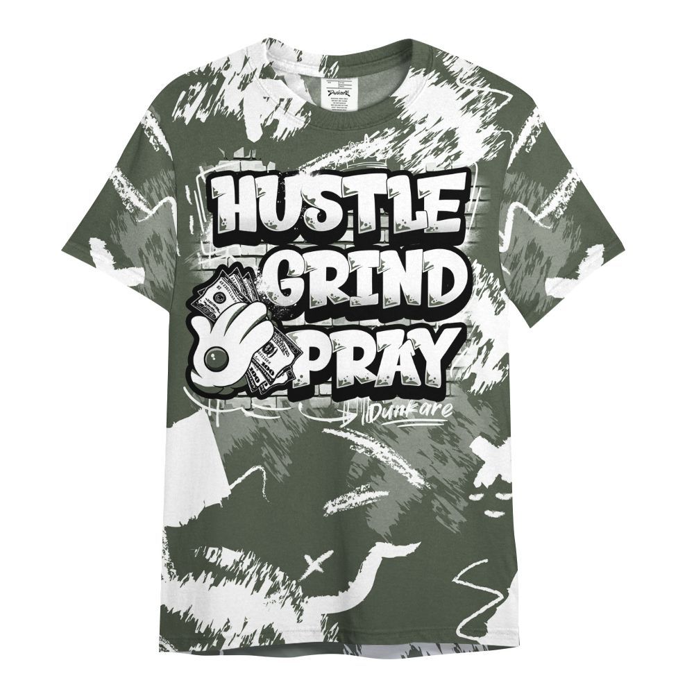 Shirt To Match Air Force 1 Low Year Of The Snake Shirt, Hustle Grind Pray Retro All Over Print