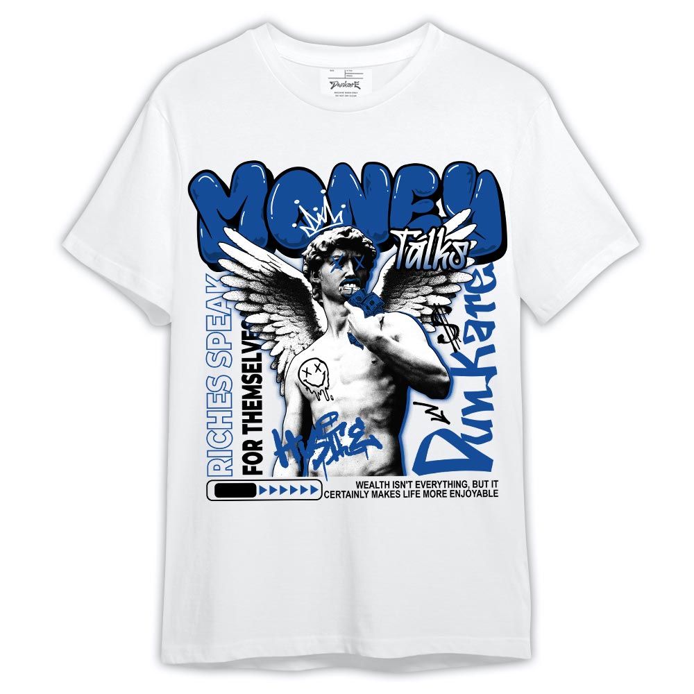 Shirt To Match Low Space Royal 11s - Graffiti Money Talk Graphic Shirt Outfit