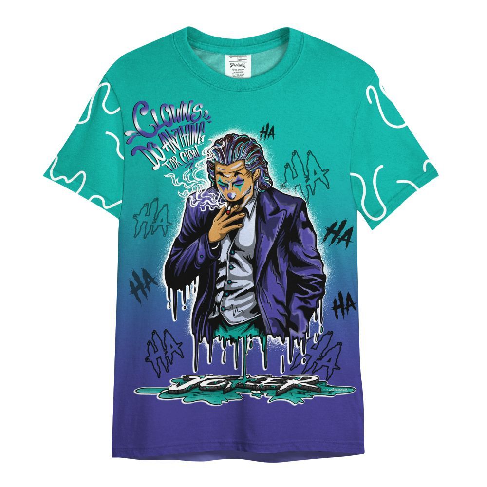 Shirt To Match Retro Grape 5s - Clowns Do Anything Haha All Over Print