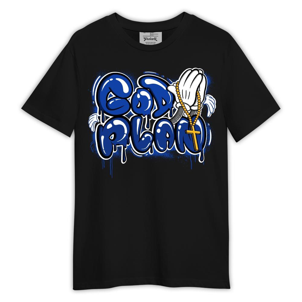 Shirt To Match Air Foamposite One Royal - Drip GoD Plan Shirt Outfit