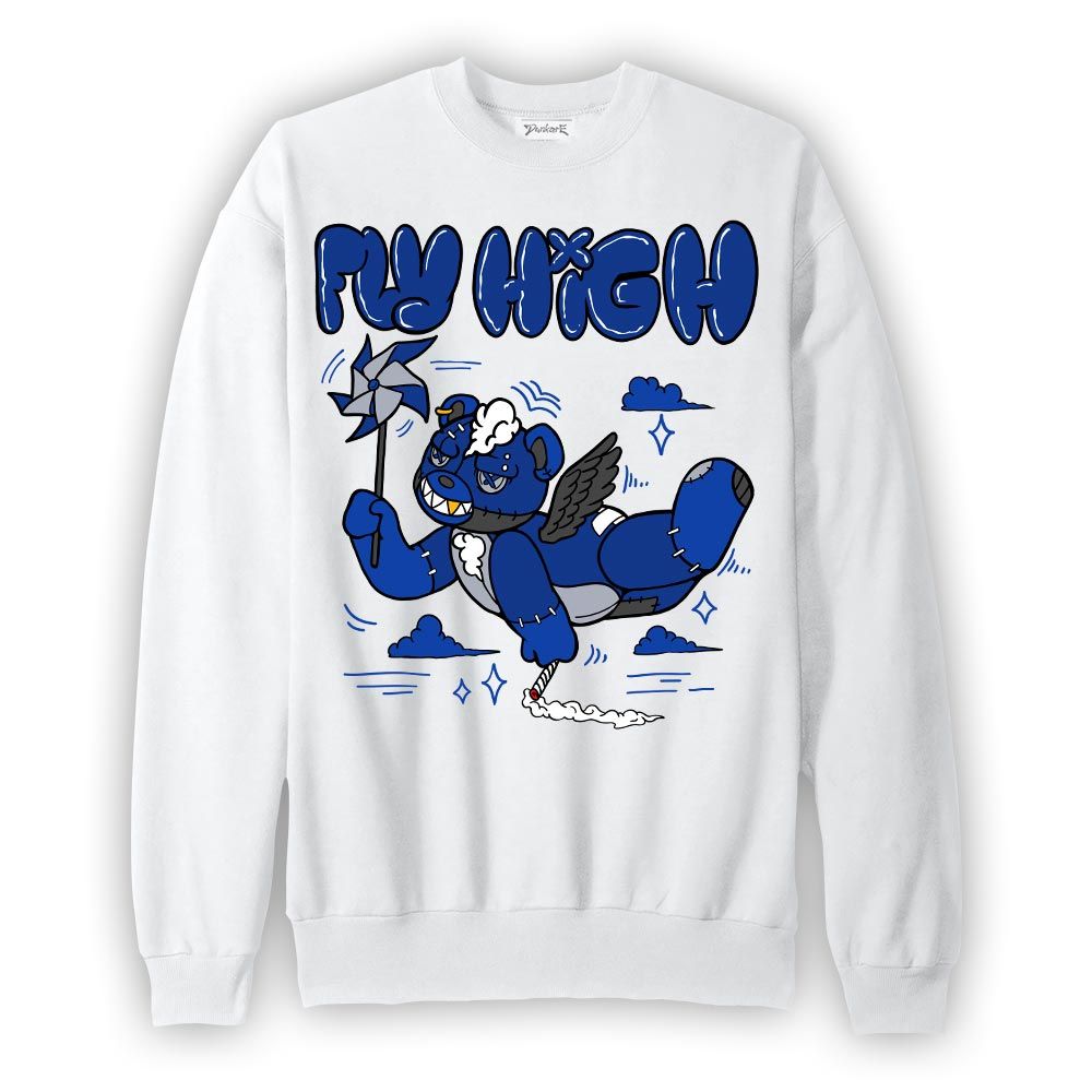 Sweatshirt To match Air Foamposite One Royal Sweatshirt - Float High Hugz Graphic