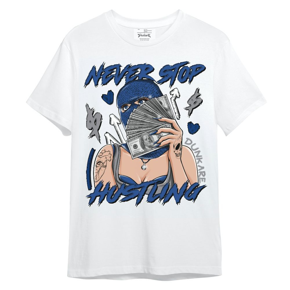 Shirt To Match High OG True Blue 1s - Hustling Unque Unisex Shirt