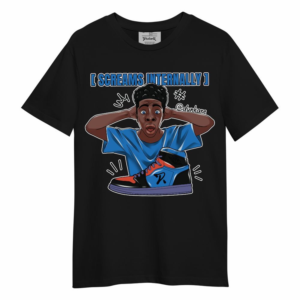 Shirt To Match Hi-Res Blue 700s - Scream Internally Unisex Shirt