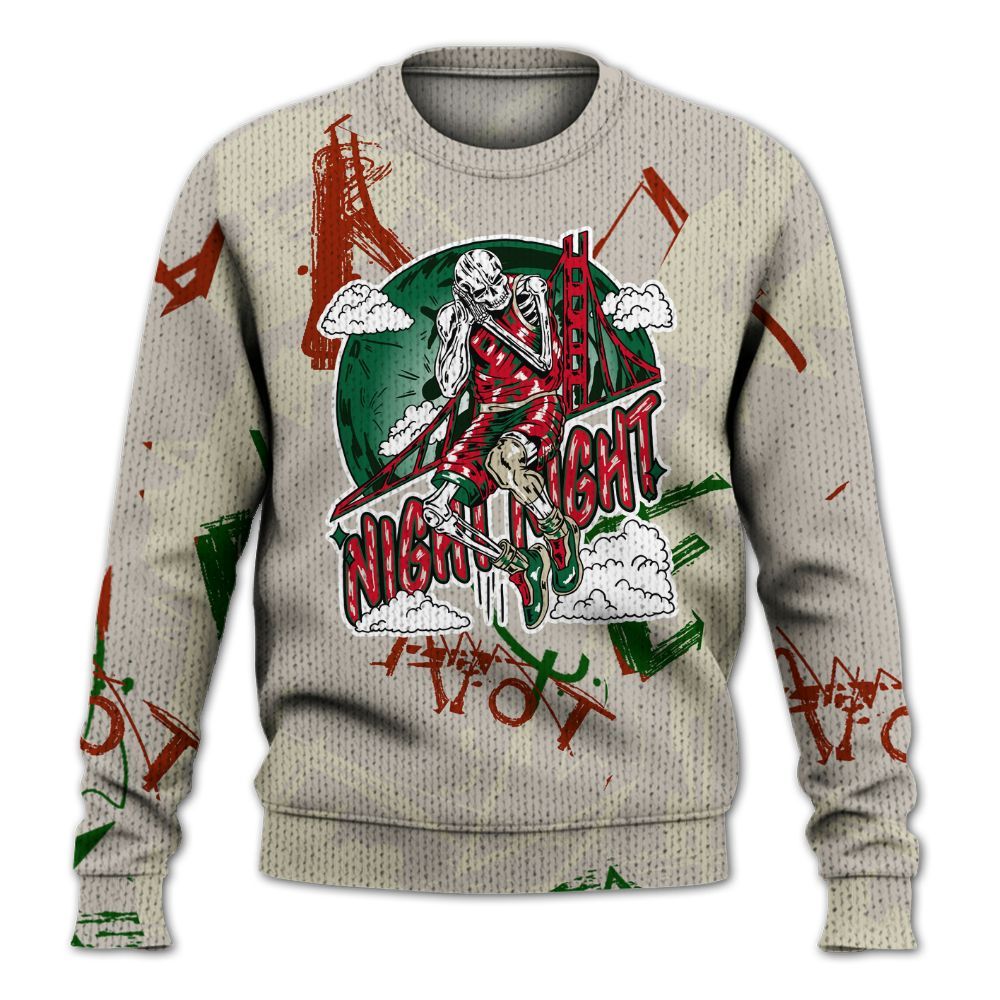 Knitted Sweater To Match El Grito 5s - Seeya Skeleton Messyz