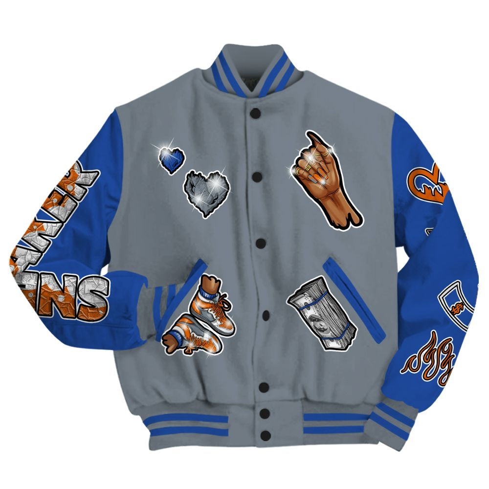 Varsity Jacket To Match RS-X GS League - Sneakerz Girlz All Over Print