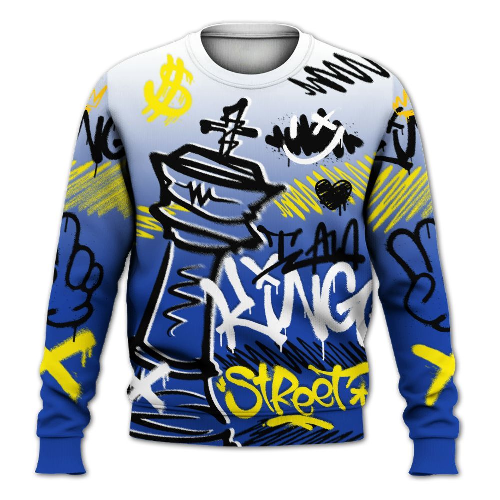 Sweatshirt To Match Laney 14s - Street King Chess Streetwear All Over Print