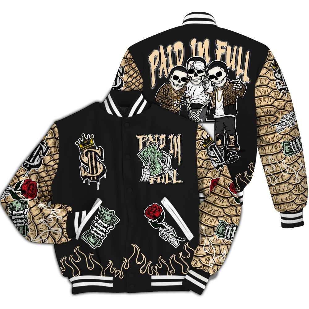 Varsity Jacket To Match Kobe 9 EM Mambacita - Fire Everybody Paid In All Over Print