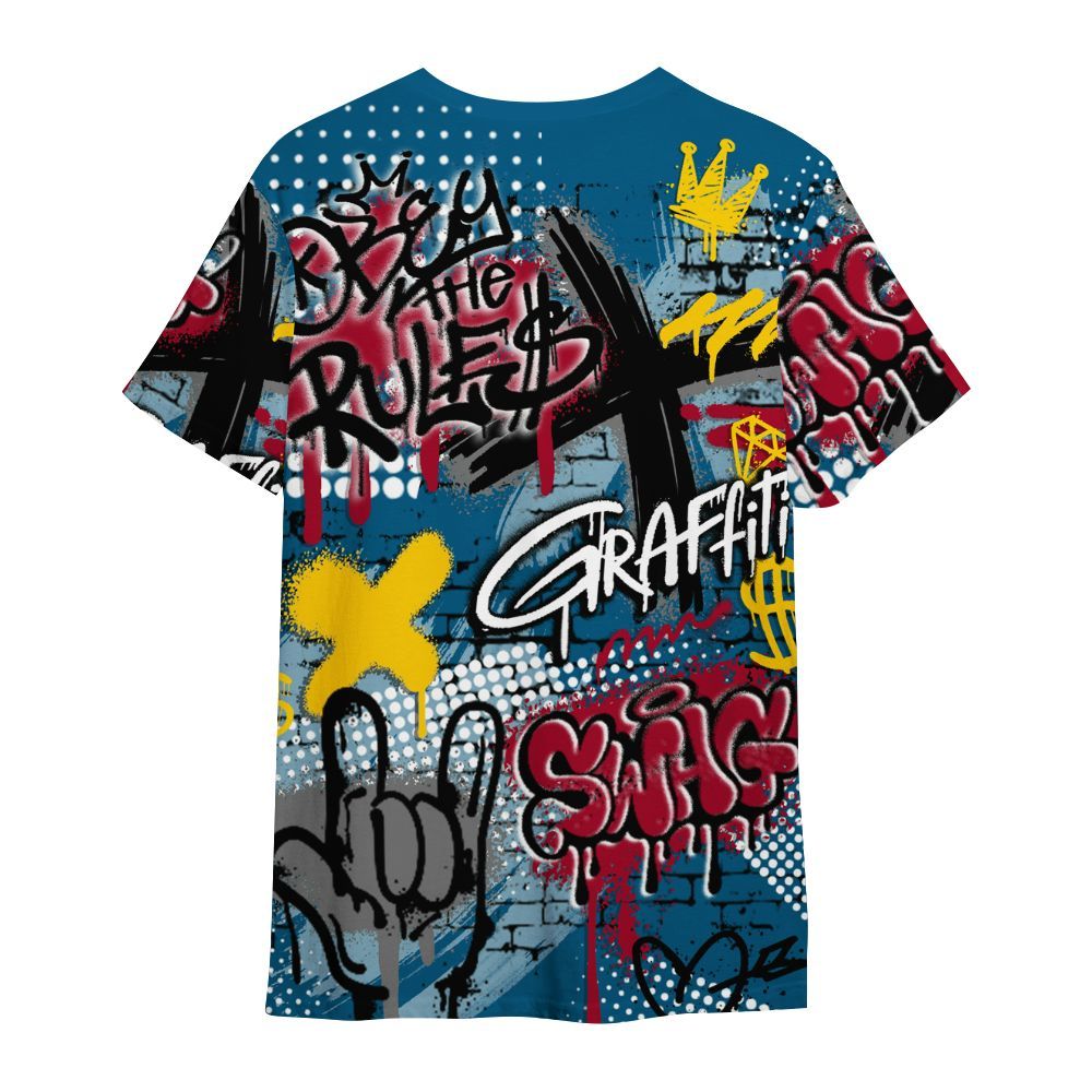 Shirt To Match GS Messy Room 4s - True It Real Graffiti Streetwear All Over Print