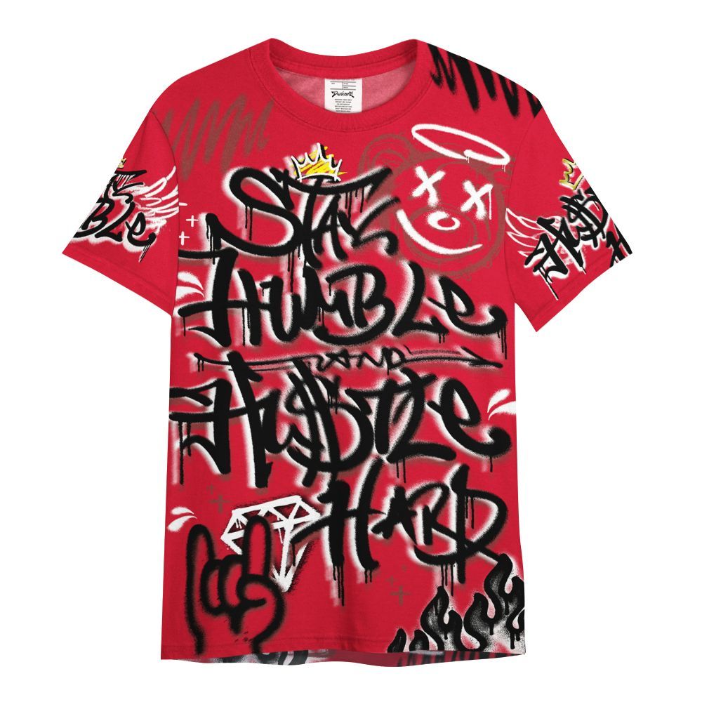 Shirt To Match Air Max Sunder Gore Tex Fire Red - Humble Drip Streetwear Graffity All Over Print