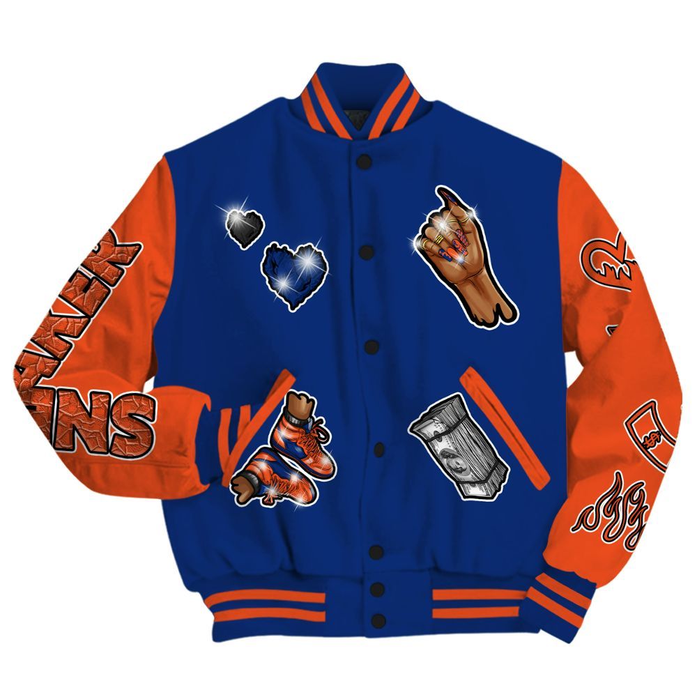Varsity Jacket To Match Suede GS League - Sneakerz Girlz All Over Print