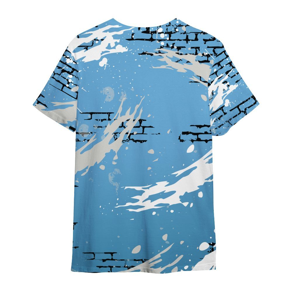 Shirt To Match SB Dunk Low University Blue - Values Of Loyalty Drip All Over Print