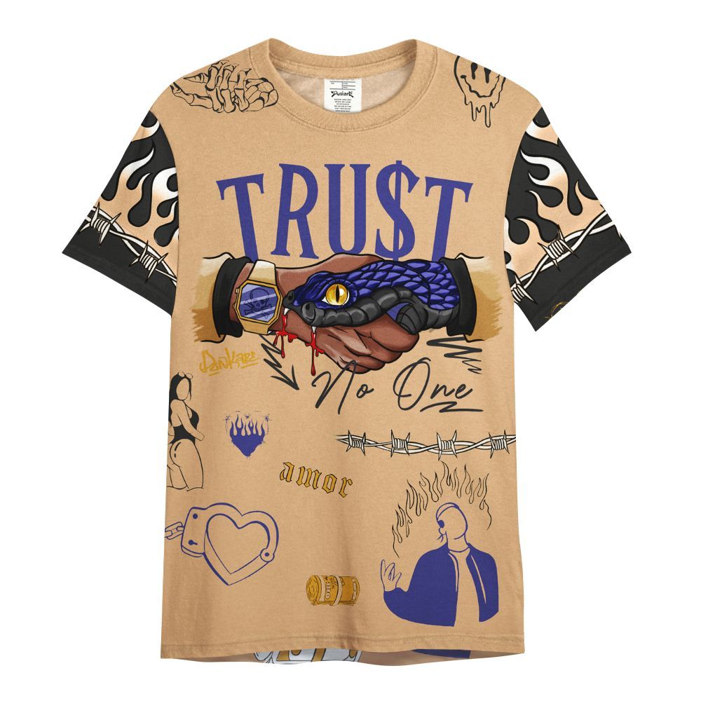 Shirt To Match SE Afrobeats 7s - Snake Trust No One All Over Print