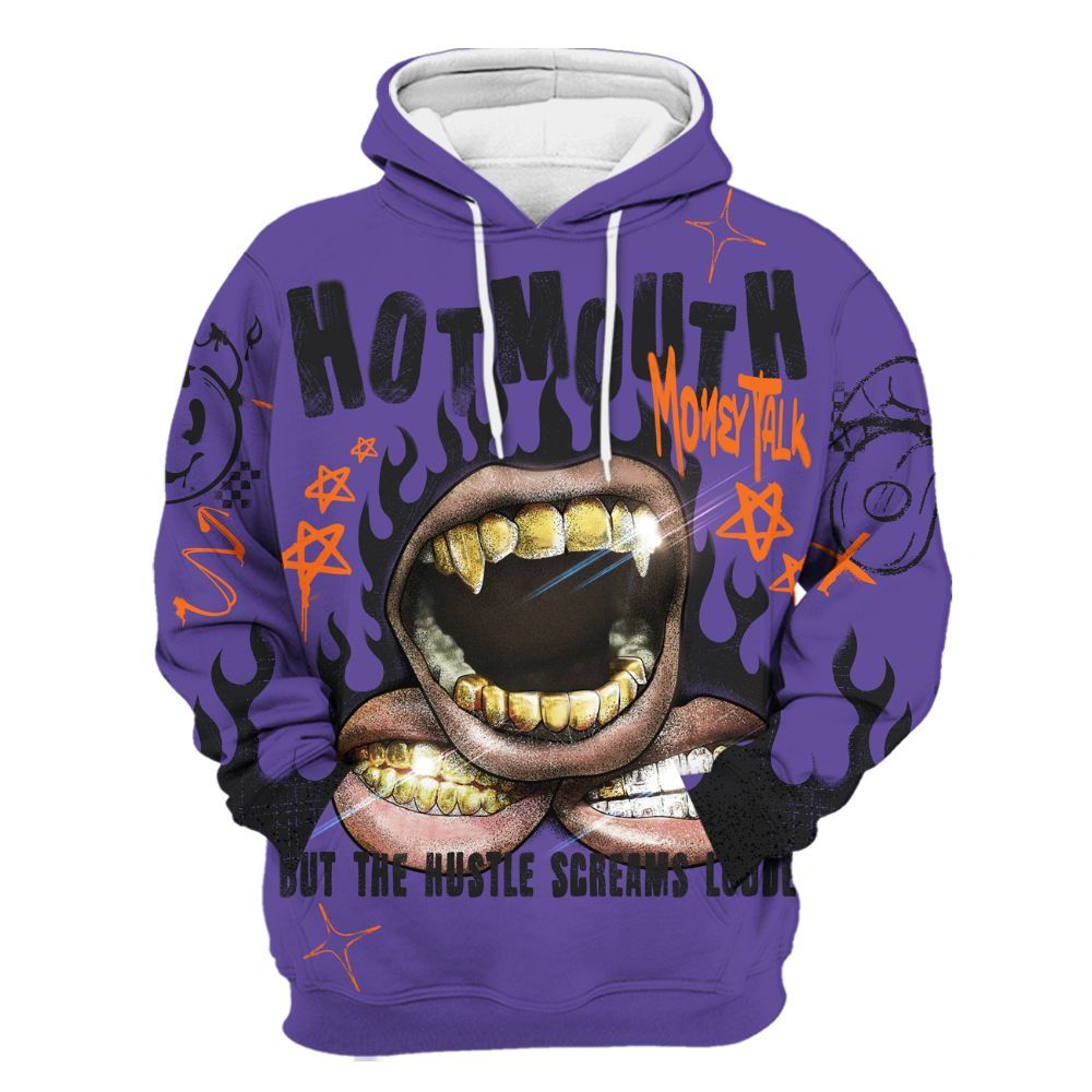 Hoodie To Match Air Max Waffle SP Voltage Purple - Mouth Burning Street Style All Over Print