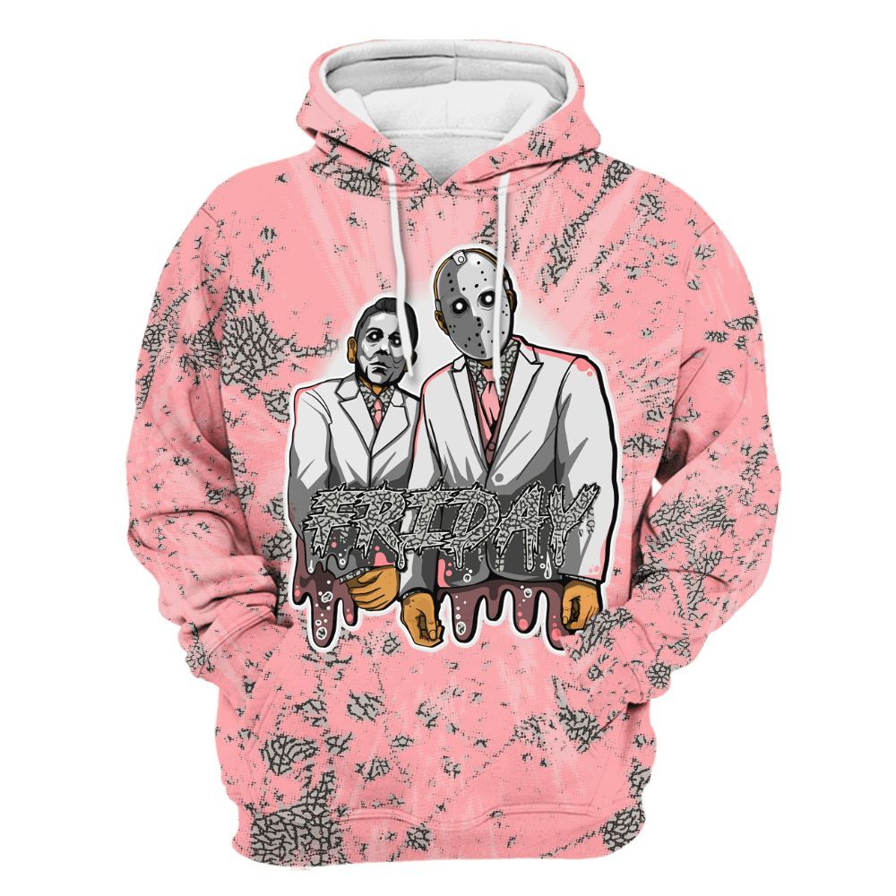 Hoodie To Match Retro Wings 3s - Friday Halloween Graphic Luxury All Over Print