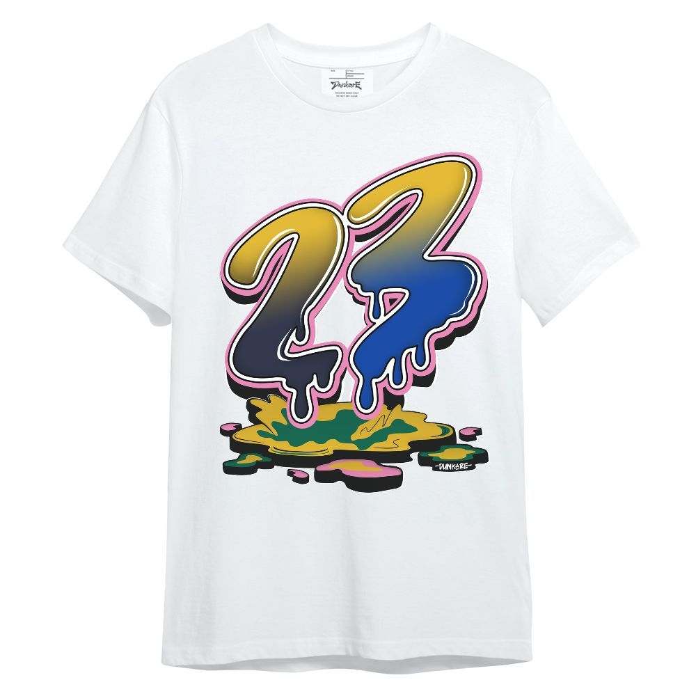 Shirt To Match Brazil Racer Blue Yellow 3s - 23 Drip Sludges Graphic