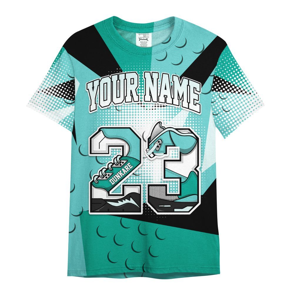 Shirt To Match KD 4 Easter Mint Candy - Custom Name 23 5s All Over Print