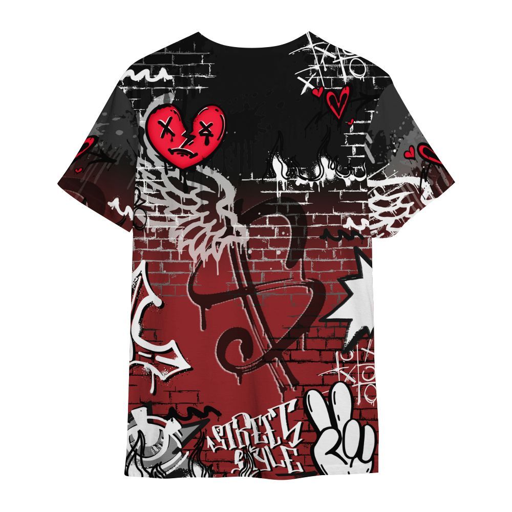 Shirt To Match Alternate Flu Game 12s - Been Dif2erent Drip Graffiti All Over Print