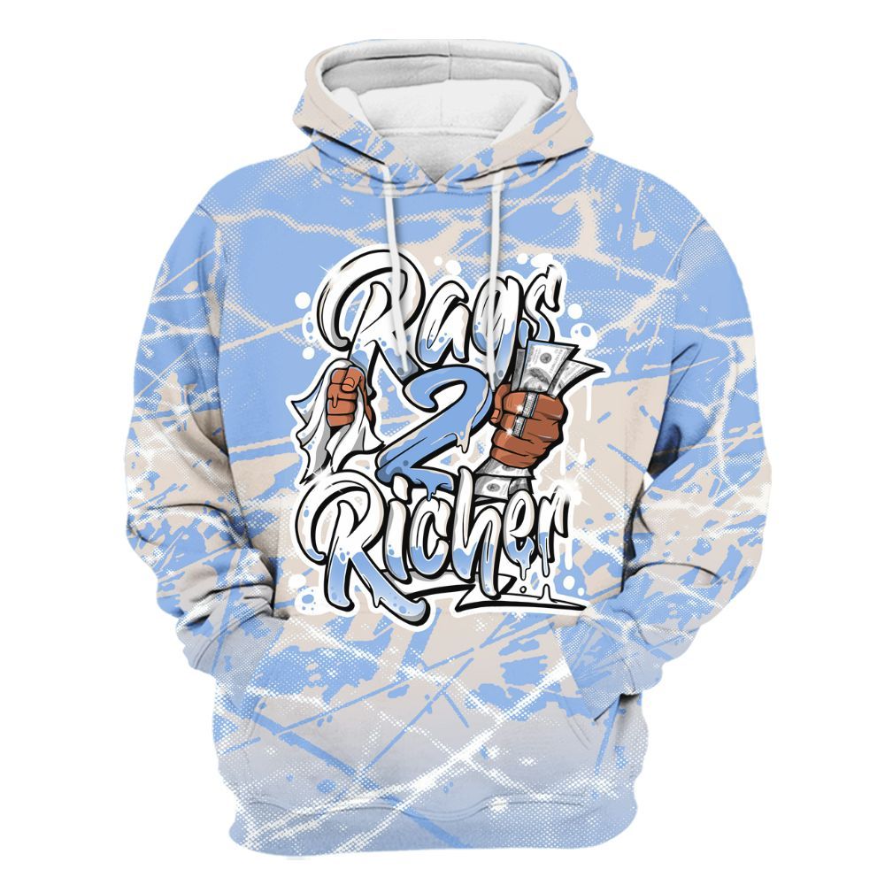 Hoodie To Match Air Max 1 Royal Pulse - Rag 2 Rich Graphic All Over Print