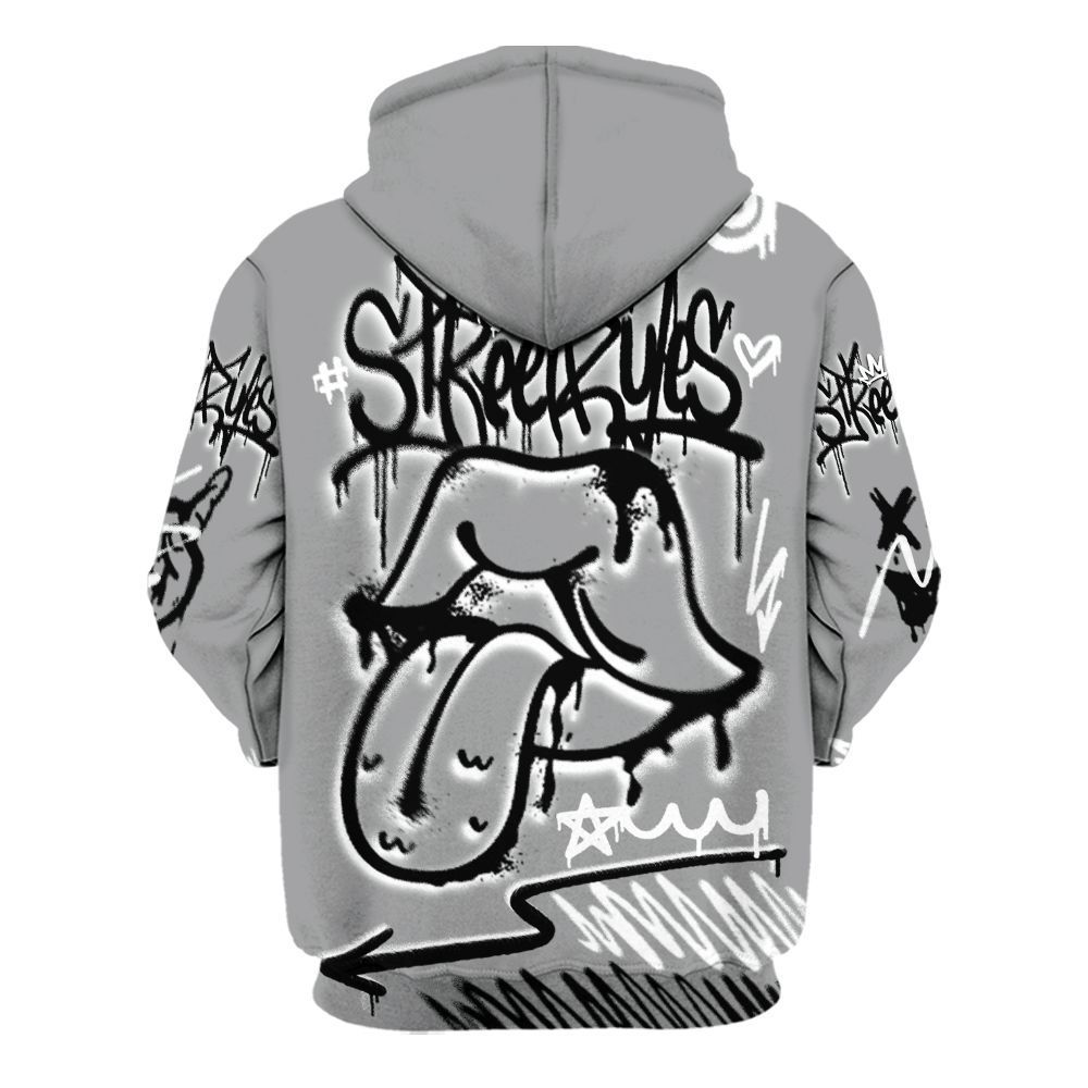 Hoodie To Match Retro Stealth 12s - Break Rules Streetwear All Over Print