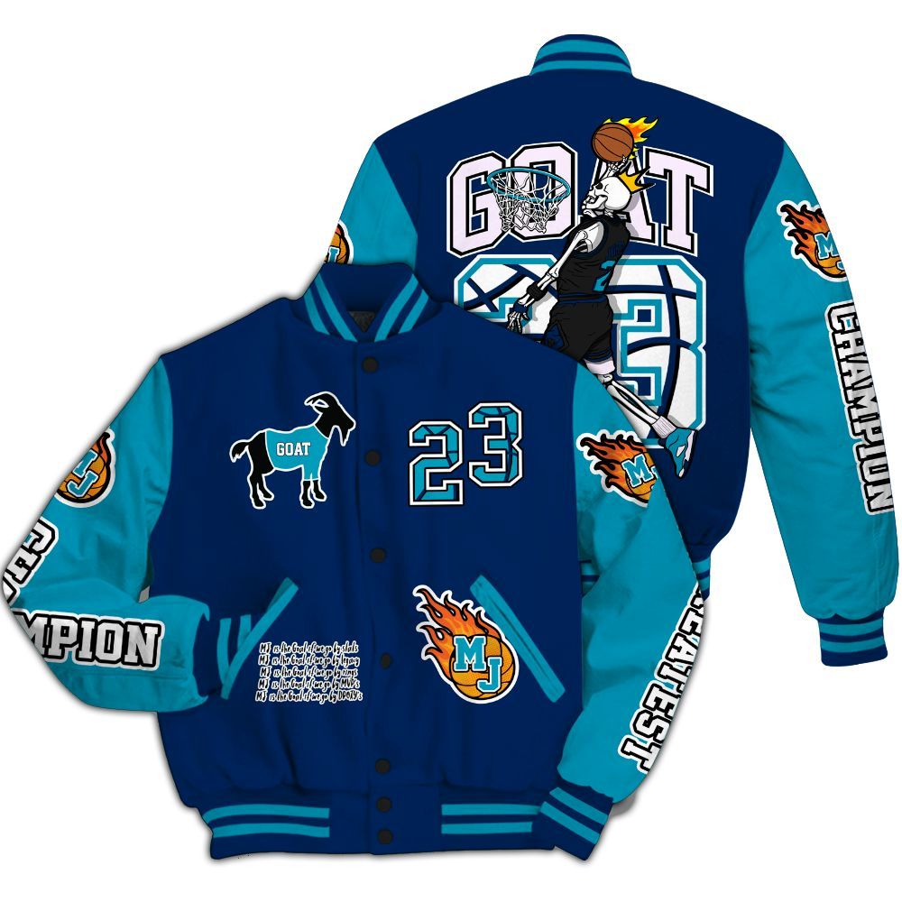 Varsity Jacket To Match Kobe 5 X-Ray - 23 G.0.A.T Jump Up Basketball All Over Print