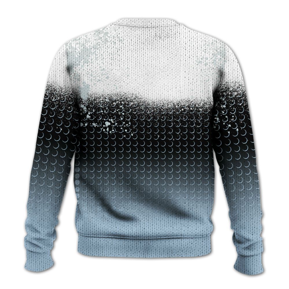 Knitted Sweater To Match Forget Me Not 4s - Halftone Time Is Money