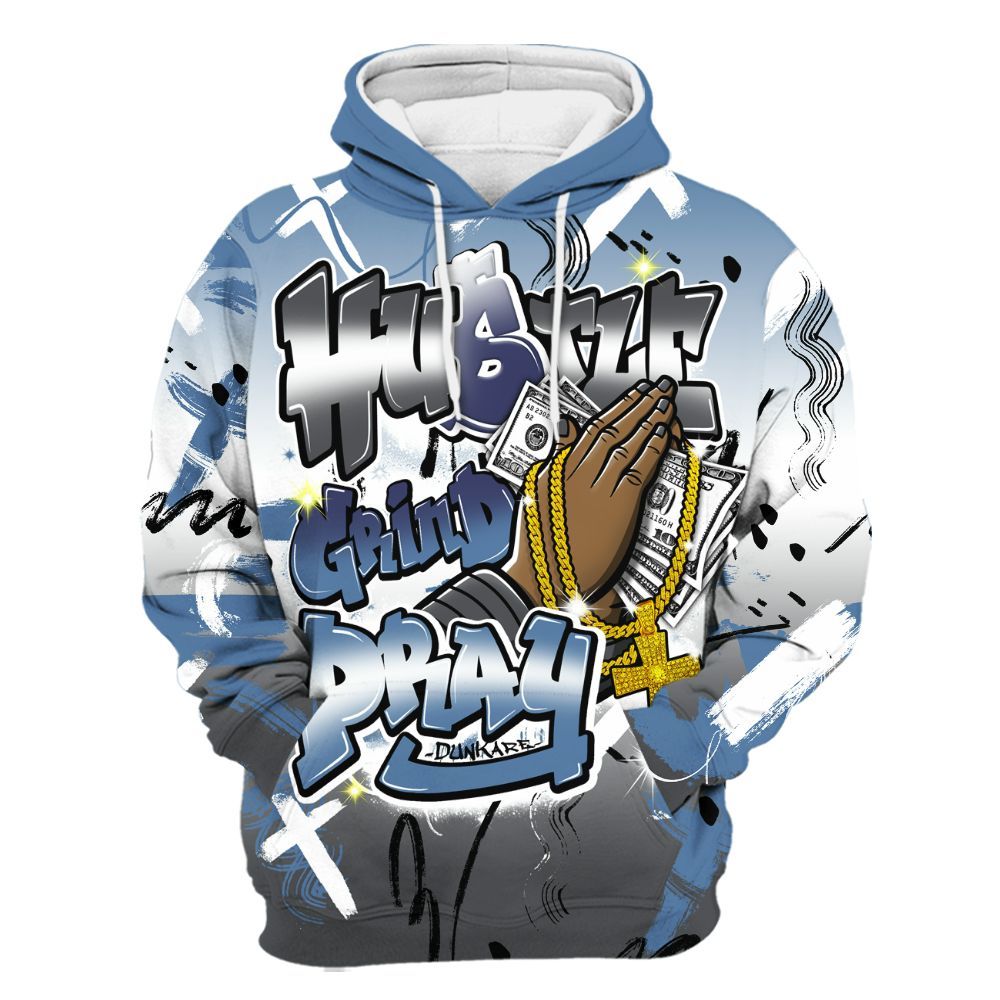 Hoodie To Match Air Max 95 Stash - Money Hustle Grind Pray All Over Print