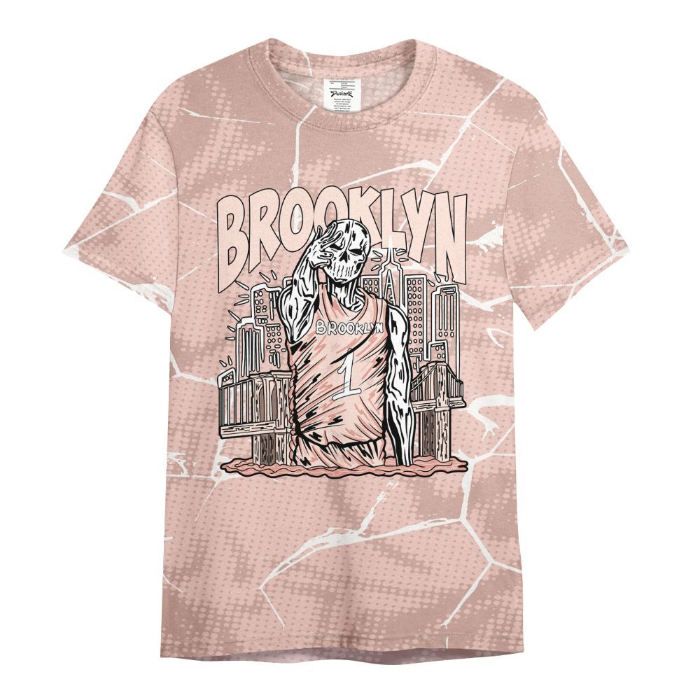 Shirt To Match Low Legend Pink 11s - Brooklyn's Skeleton Crack All Over Print