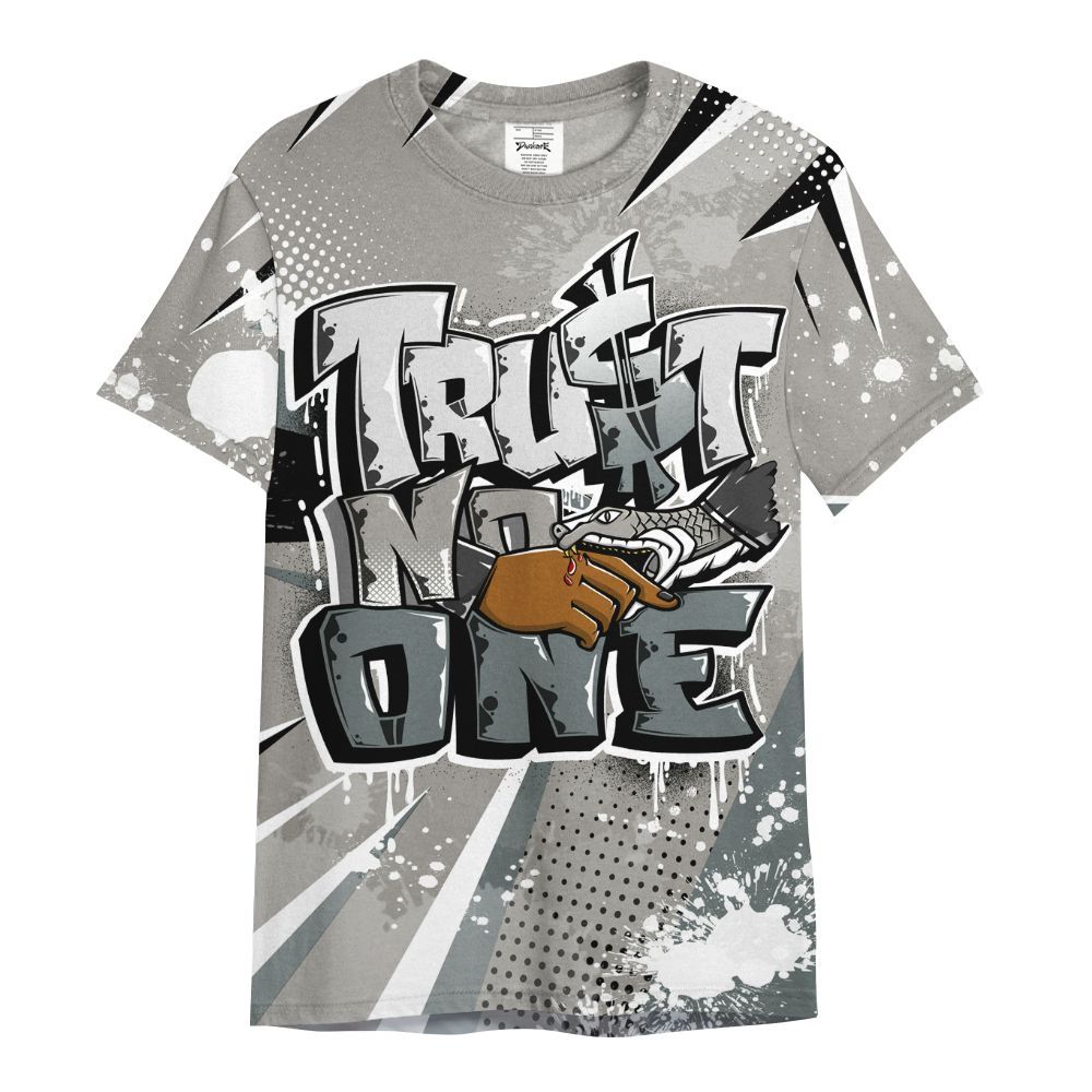 Shirt To Match Cool Grey 9s - Poly Trust No One Dripping All Over Print