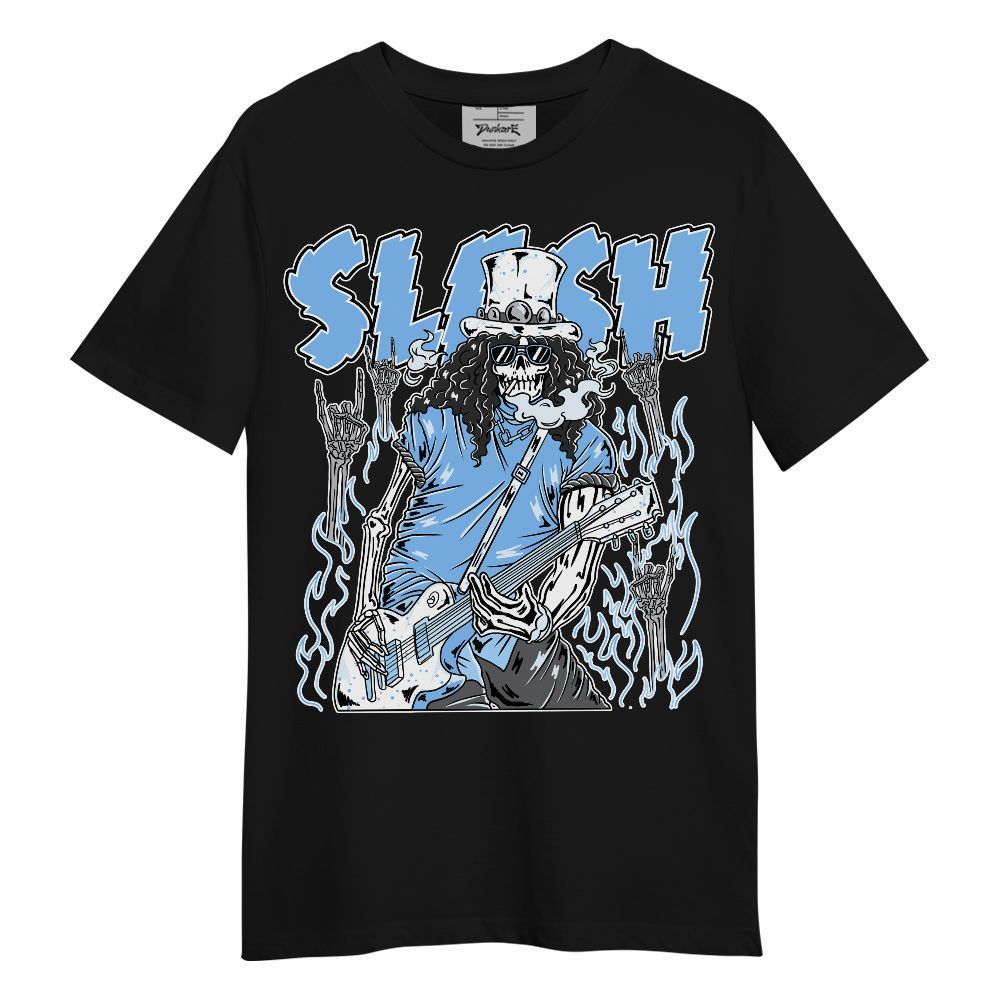 Shirt To Match University Blue 5s - Slash Skeleton Unisex Shirt